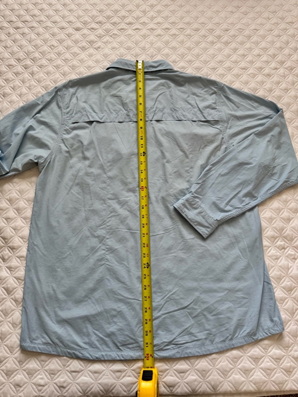 The North Face Light Blue Button-Down Long Sleeve Trail Fishing Shirt Size L - Picture 16 of 16